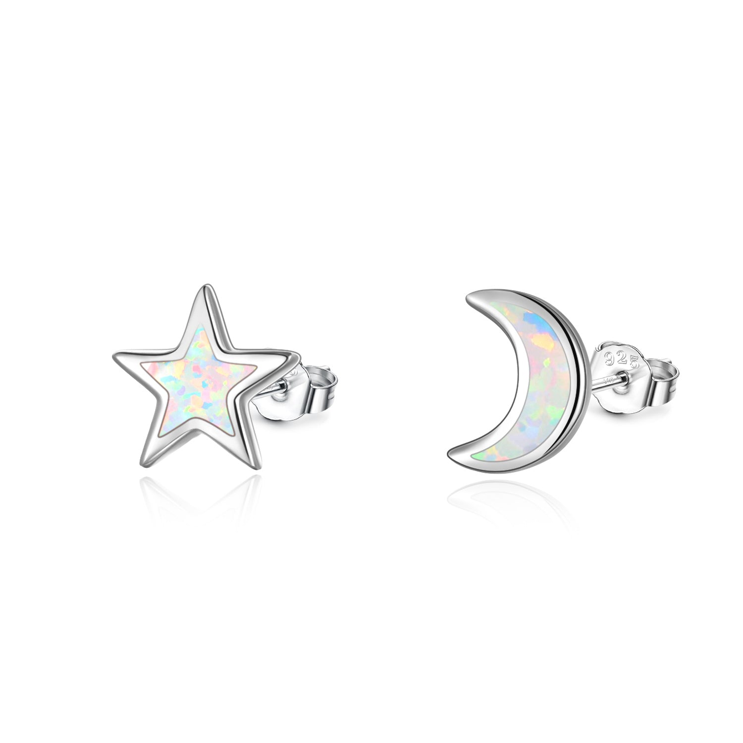 Star Moon Earrings