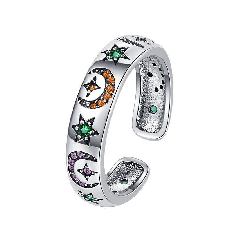 Star Moon Ring