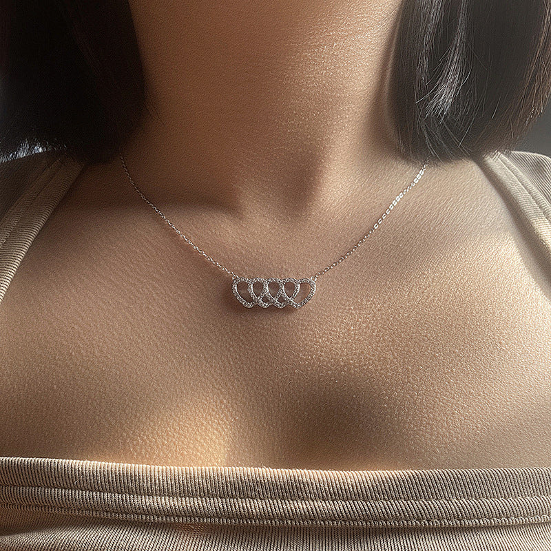 Four-heart Necklace