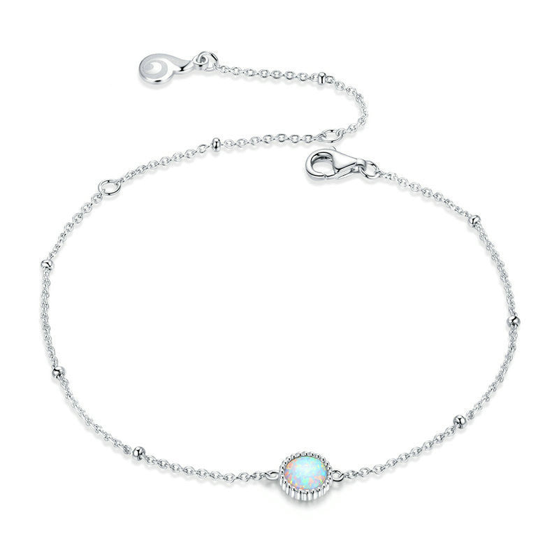 Simple Original Gorgeous Round Opal Bracelet - Cavicinno